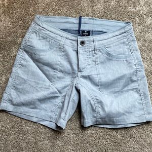 Womens kuhl light blue shorts size 4
